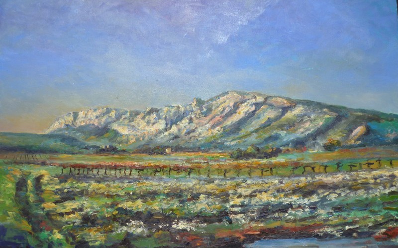 peinture paysage-sainte victoire