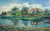 Peinture Paysage Besse sur Issole