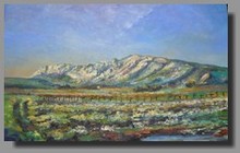 peinture paysage-sainte victoire