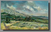 peinture paysage-puyloubier